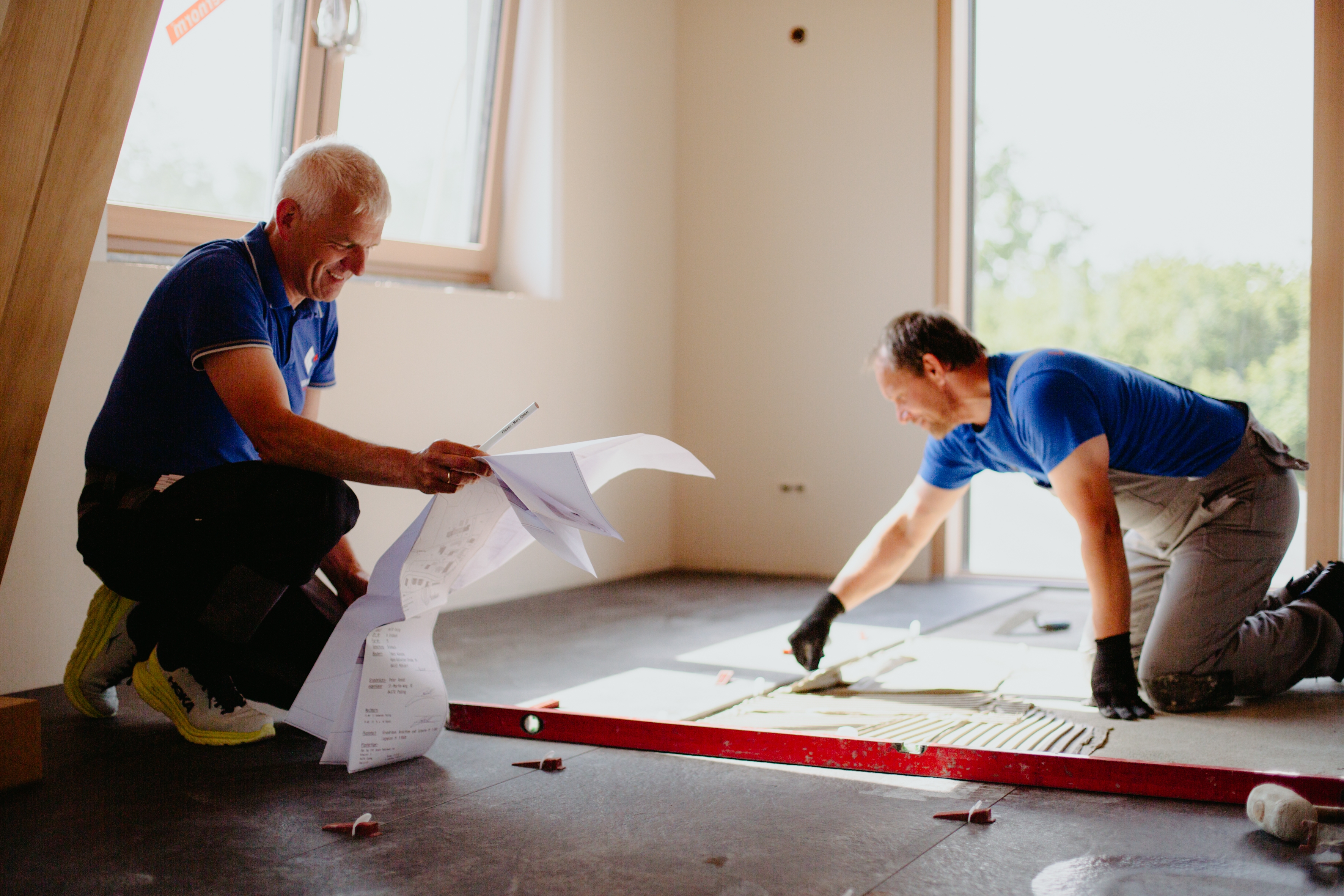 Teamwork – auch auf der Baustelle